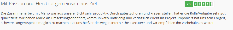 Bewertung SAP